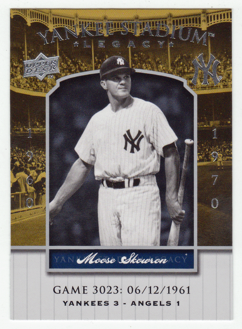 Moose Skowron - New York Yankees (MLB Baseball Card) 2008 Upper Deck Yankee Stadium Legacy Collection # 3023 Mint