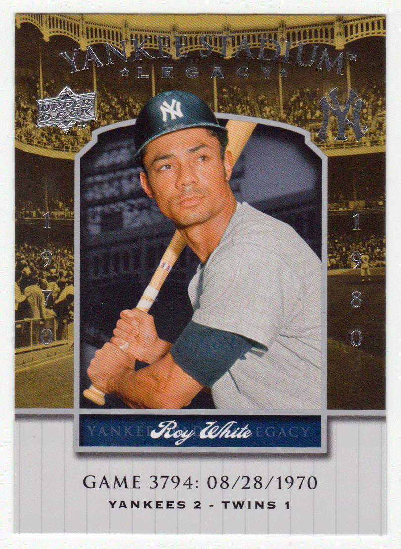 Roy White - New York Yankees (MLB Baseball Card) 2008 Upper Deck Yankee Stadium Legacy Collection # 3794 Mint