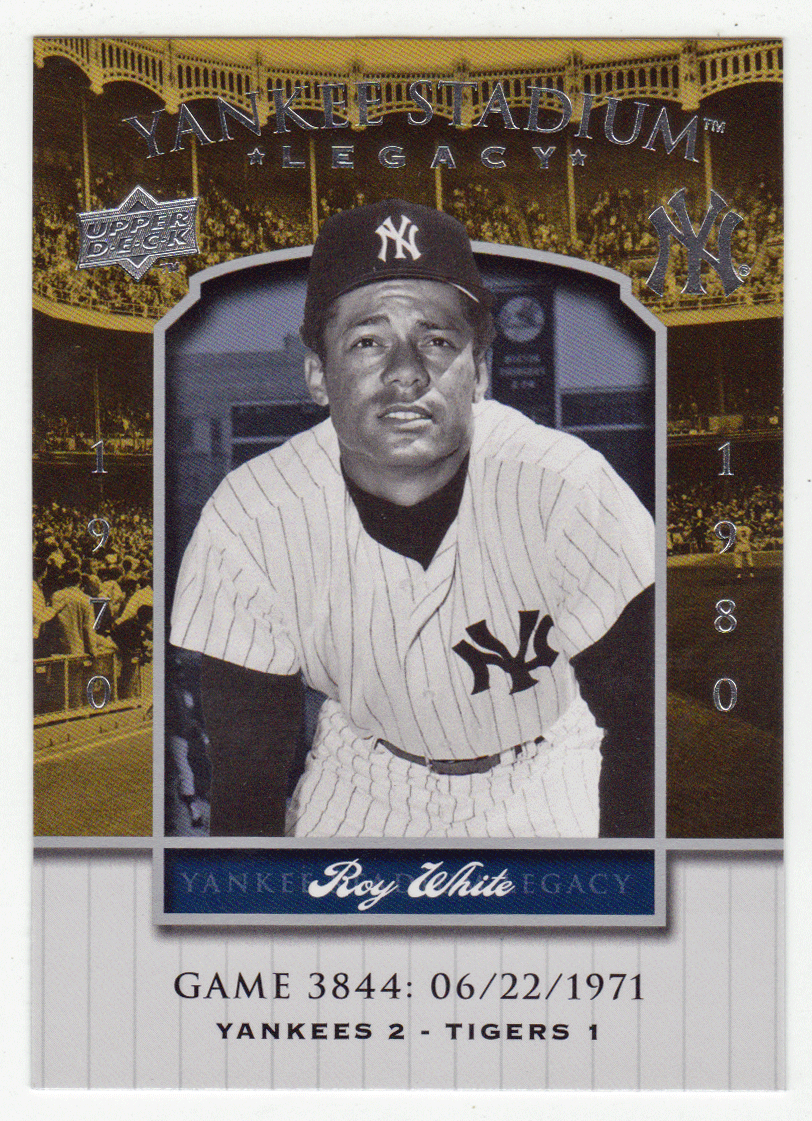 Roy White - New York Yankees (MLB Baseball Card) 2008 Upper Deck Yankee Stadium Legacy Collection # 3844 Mint