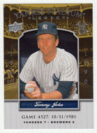 Tommy John - New York Yankees (MLB Baseball Card) 2008 Upper Deck Yankee Stadium Legacy Collection # 4572 Mint