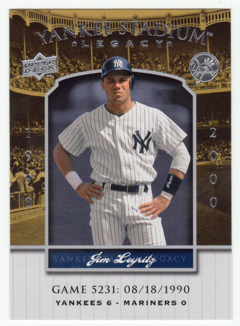 Jim Leyritz - New York Yankees (MLB Baseball Card) 2008 Upper Deck Yankee Stadium Legacy Collection # 5231 Mint