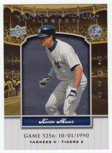 Kevin Maas - New York Yankees (MLB Baseball Card) 2008 Upper Deck Yankee Stadium Legacy Collection # 5256 Mint