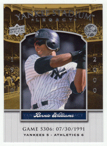 Bernie Williams - New York Yankees (MLB Baseball Card) 2008 Upper Deck Yankee Stadium Legacy Collection # 5306 Mint