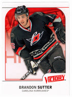 Brandon Sutter - Carolina Hurricanes (NHL Hockey Card) 2009-10 Upper Deck Victory # 38 Mint
