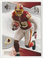 Santana Moss - Washington Redskins (NFL Football Card) 2009 Upper Deck SP Authentic Retail # 3 Mint