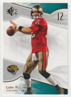 Luke McCown - Jacksonville Jaguars (NFL Football Card) 2009 Upper Deck SP Authentic Retail # 7 Mint