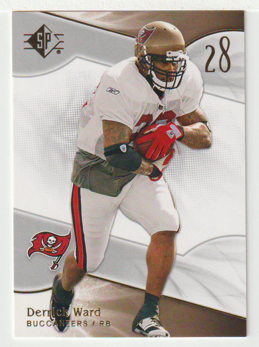 Derrick Ward - Tampa Bay Buccaneers (NFL Football Card) 2009 Upper Deck SP Authentic Retail # 8 Mint
