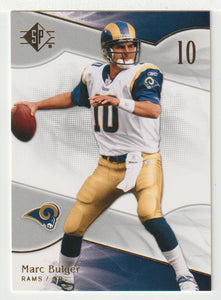 Marc Bulger - St. Louis Rams (NFL Football Card) 2009 Upper Deck SP Authentic Retail # 10 Mint