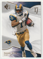 Donnie Avery - St. Louis Rams (NFL Football Card) 2009 Upper Deck SP Authentic Retail # 12 Mint