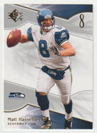 Matt Hasselbeck - Seattle Seahawks (NFL Football Card) 2009 Upper Deck SP Authentic Retail # 13 Mint