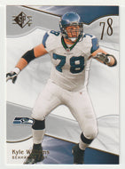 Kyle Williams RC - Seattle Seahawks (NFL Football Card) 2009 Upper Deck SP Authentic Retail # 15 Mint