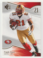 Frank Gore - San Francisco 49ers (NFL Football Card) 2009 Upper Deck SP Authentic Retail # 17 Mint