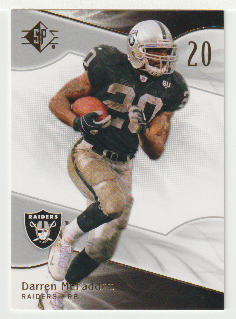 Darren McFadden - Oakland Raiders (NFL Football Card) 2009 Upper Deck SP Authentic Retail # 29 Mint