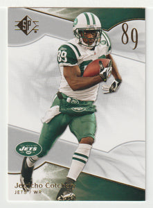 Jerricho Cotchery - New York Jets (NFL Football Card) 2009 Upper Deck SP Authentic Retail # 33 Mint