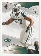 Bart Scott - New York Jets (NFL Football Card) 2009 Upper Deck SP Authentic Retail # 34 Mint