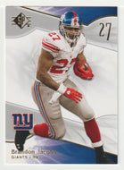 Brandon Jacobs - New York Giants (NFL Football Card) 2009 Upper Deck SP Authentic Retail # 35 Mint