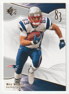 Wes Welker - New England Patriots (NFL Football Card) 2009 Upper Deck SP Authentic Retail # 44 Mint