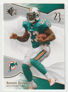 Ronnie Brown - Miami Dolphins (NFL Football Card) 2009 Upper Deck SP Authentic Retail # 50 Mint
