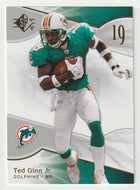 Ted Ginn Jr. - Miami Dolphins (NFL Football Card) 2009 Upper Deck SP Authentic Retail # 51 Mint