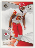 Dwayne Bowe - Kansas City Chiefs (NFL Football Card) 2009 Upper Deck SP Authentic Retail # 54 Mint