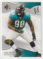John Henderson - Jacksonville Jaguars (NFL Football Card) 2009 Upper Deck SP Authentic Retail # 57 Mint