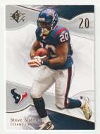 Steve Slaton - Houston Texans (NFL Football Card) 2009 Upper Deck SP Authentic Retail # 62 Mint