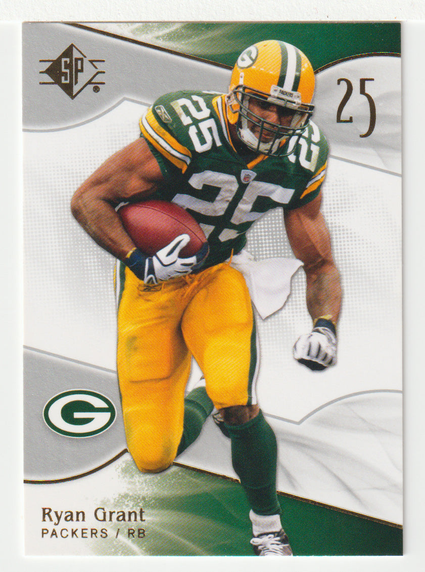 Ryan Grant - Green Bay Packers (NFL Football Card) 2009 Upper Deck SP Authentic Retail # 65 Mint