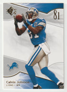 Calvin Johnson - Detroit Lions (NFL Football Card) 2009 Upper Deck SP Authentic Retail # 69 Mint