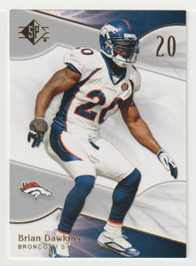 Brian Dawkins - Denver Broncos (NFL Football Card) 2009 Upper Deck SP Authentic Retail # 72 Mint