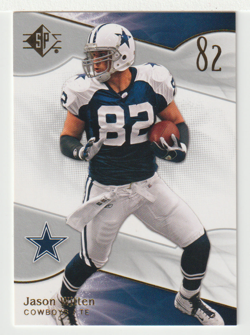 Jason Witten - Dallas Cowboys (NFL Football Card) 2009 Upper Deck SP Authentic Retail # 76 Mint