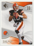 Brady Quinn - Cleveland Browns (NFL Football Card) 2009 Upper Deck SP Authentic Retail # 77 Mint