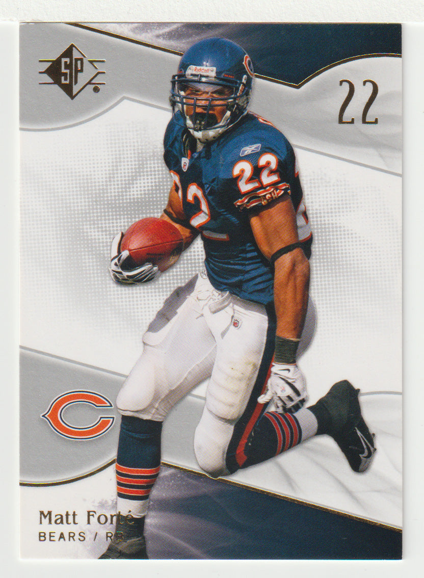 Matt Forte - Chicago Bears (NFL Football Card) 2009 Upper Deck SP Authentic Retail # 84 Mint