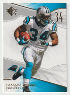 DeAngelo Williams - Carolina Panthers (NFL Football Card) 2009 Upper Deck SP Authentic Retail # 87 Mint