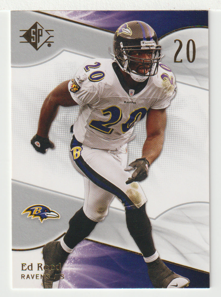 Ed Reed - Baltimore Ravens (NFL Football Card) 2009 Upper Deck SP Authentic Retail # 94 Mint