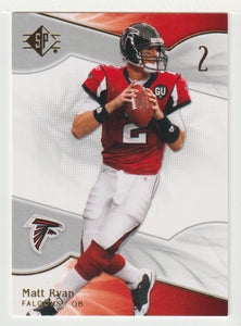 Matt Ryan - Atlanta Falcons (NFL Football Card) 2009 Upper Deck SP Authentic Retail # 95 Mint