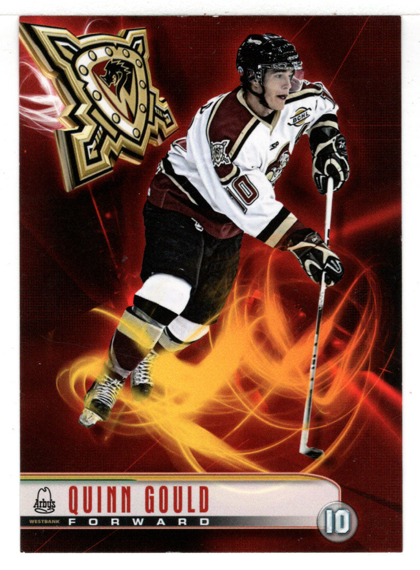 Quinn Gould (BCHL Hockey) - 2010-11 Arby's Westside Warriors # 10 Mint