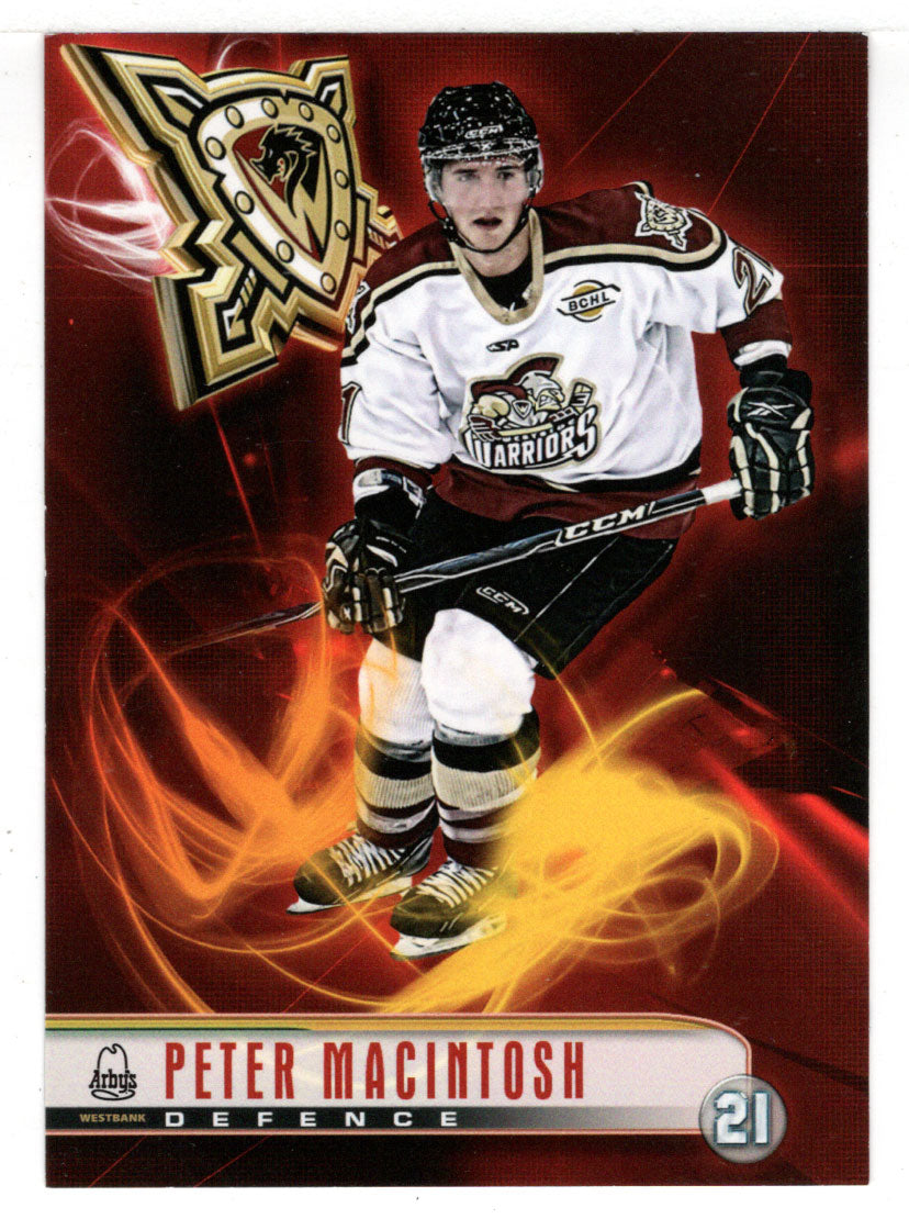 Peter MacIntosh (BCHL Hockey) - 2010-11 Arby's Westside Warriors # 21 Mint