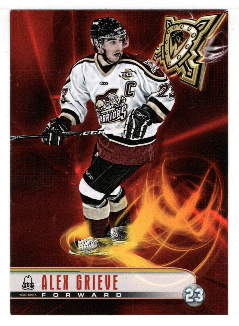 Alex Grieve (BCHL Hockey) - 2010-11 Arby's Westside Warriors # 23 Mint