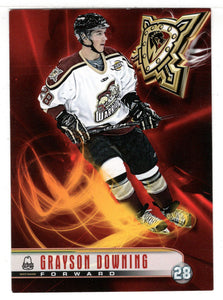 Grayson Downing (BCHL Hockey) - 2010-11 Arby's Westside Warriors # 28 Mint