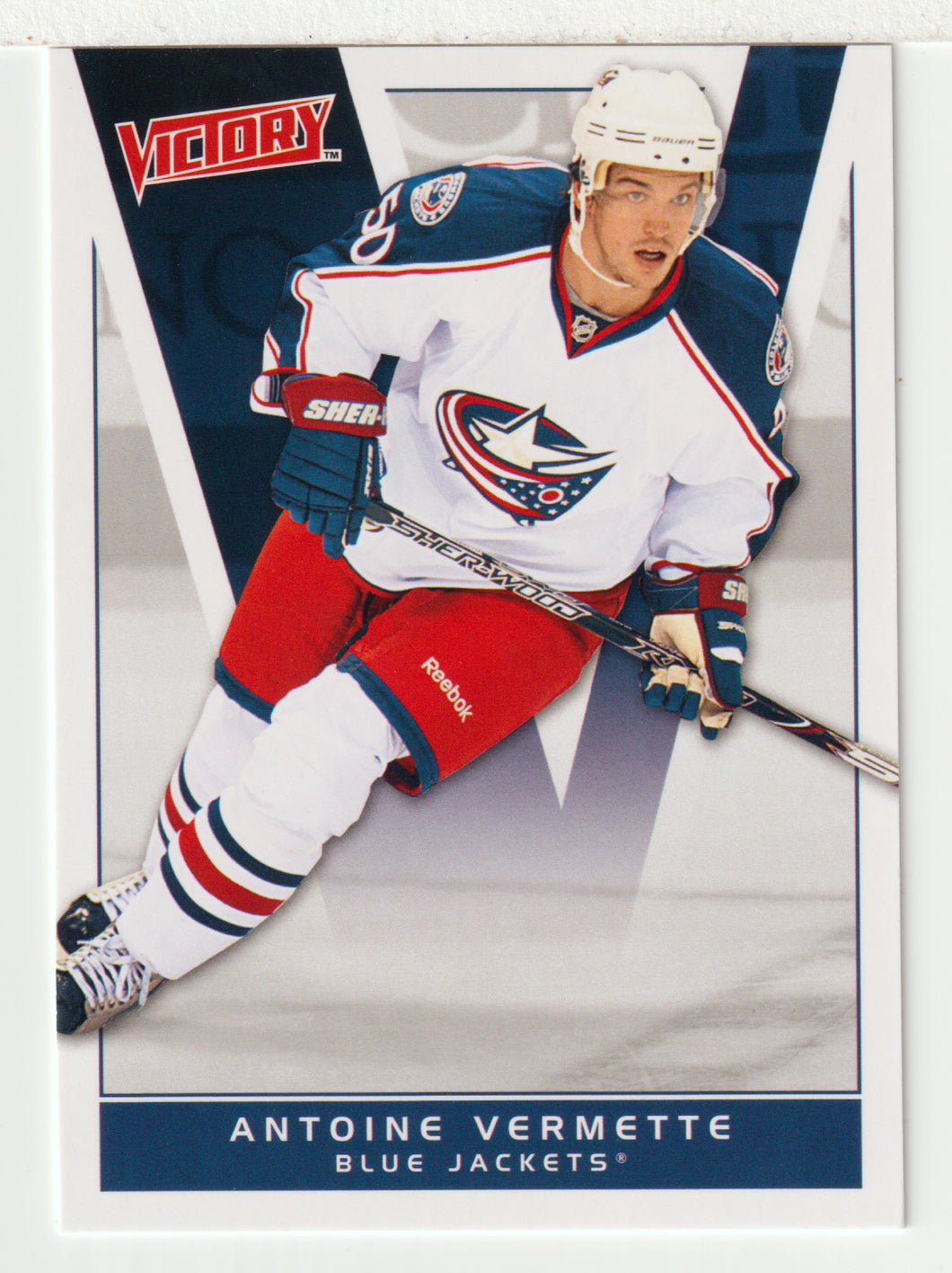 Antoine Vermette - Columbus Blue Jackets (NHL Hockey Card) 2010-11 Upper Deck Victory # 49 Mint