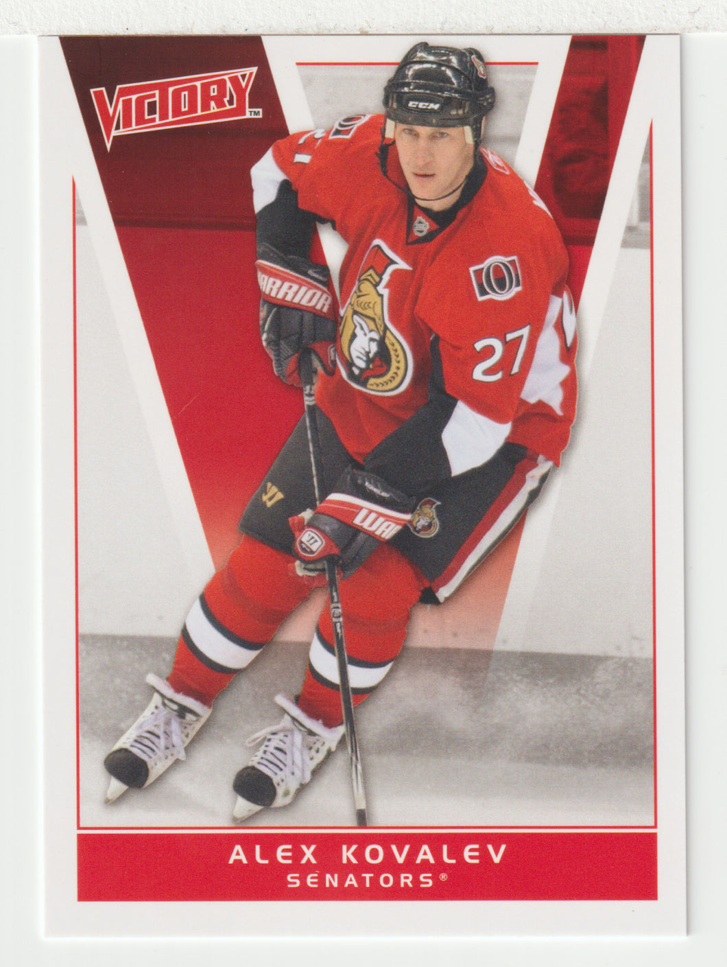 Alex Kovalev - Ottawa Senators (NHL Hockey Card) 2010-11 Upper Deck Victory # 134 Mint