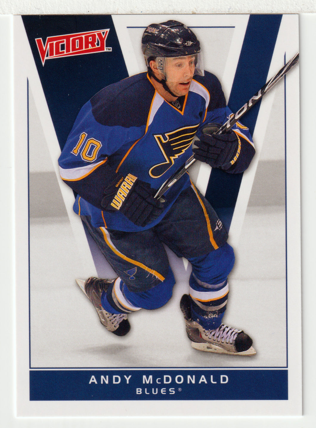 Andy McDonald - St. Louis Blues (NHL Hockey Card) 2010-11 Upper Deck Victory # 169 Mint