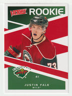Justin Falk RC - Minnesota Wild (NHL Hockey Card) 2010-11 Upper Deck Victory # 224 Mint