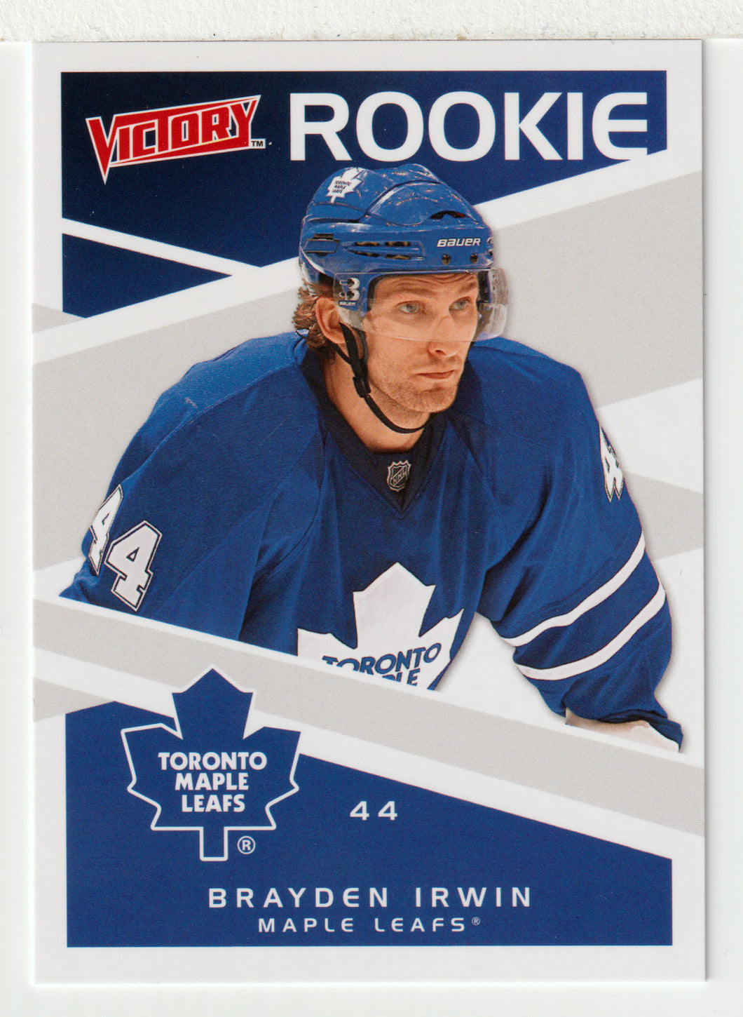 Brayden Irwin RC - Toronto Maple Leafs (NHL Hockey Card) 2010-11 Upper Deck Victory # 247 Mint