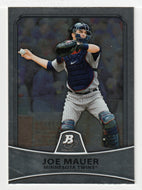 Joe Mauer - Minnesota Twins (MLB Baseball Card) 2010 Bowman Platinum # 14 Mint