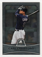 Carl Crawford - Tampa Bay Rays (MLB Baseball Card) 2010 Bowman Platinum # 76 Mint