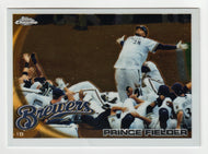 Prince Fielder - Milwaukee Brewers (MLB Baseball Card) 2010 Topps Chrome # 1 Mint