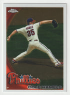 Cole Hamels - Philadelphia Phillies (MLB Baseball Card) 2010 Topps Chrome # 24 Mint