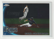Carl Crawford - Tampa Bay Rays (MLB Baseball Card) 2010 Topps Chrome # 31 Mint
