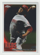 Edinson Volquez - Cincinnati Reds (MLB Baseball Card) 2010 Topps Chrome # 107 Mint